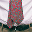 Red Tossed Paisley Tie