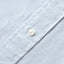 A closeup of the placket and mother of pearl button.
