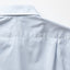 The back of the light blue pinpoint oxford dress shirt.