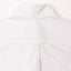 White button down oxford shirt, made in the USA, 100% cotton, white button, locker loop.