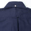 Navy button-down oxford shirt, 100% Cotton, made in the USA, back collar button, locker loop, oxford cloth.