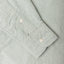 A green shirt sleeve and cuff, two white buttons.