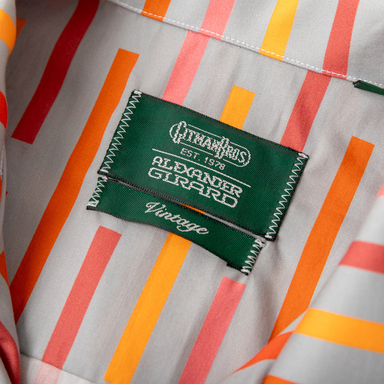 Alexander Girard "Broken Stripe" Camp Shirt