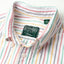 A close-up of the button down collar.