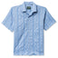 Blue Japanese Dobby Stripe Camp Shirt