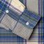 The cuffs on the sleeve of the Tan/Blue Archive Madras.