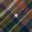 The stitched placket with a white button.