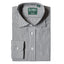 The Black Bengal Stripe Dress Shirt with a medium spread collar and mother of pearl buttons on a lined placket.