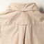 The back of Tan Ultralight Oxford shirt with a locker loop and back button on the collar.