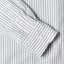 The sleeve on the White Organic Cotton Dobby Stripe shirt.