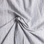 The texture of the fabric on the Blue Organic Cotton Dobby Stripe shirt.