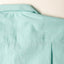 The back of the Teal Chambray Dobby Stripe Camp shirt.