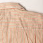 The back of the Tan Awning Stripe Camp Shirt.