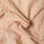 The texture on the fabric of the Tan Awning Stripe Camp Shirt.