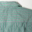 The back of the Green Awning Stripe Camp Shirt.