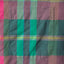 The front pocket on the Plum Ikat Madras.