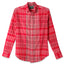 The Jamaican Bandana Madras with a button down collar and lined placket with white buttons.