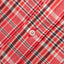 A close-up of the line placket with white button.