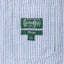 The Gitman Vintage logo on the inside pocket of the Blue Stripe Seersucker Simple Jacket.