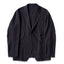 The British Hopsack Simple Jacket made from 100% worsted wool. Unlined, unstructured, and made in the USA.