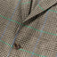 The Grey Glen Plaid Simple Jacket and the button.