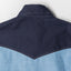 The back of the Nicholas Daley Chambray Western shirt.
