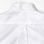 The back of the Disco Zephyr Oxford with a button on the back of the collar and a locker loop.
