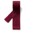 Burgundy Silk Knit Tie