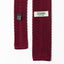 Burgundy Silk Knit Tie