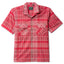 The Jamaica Bandana Madras Camp Shirt with two front pockets and a line placket with white buttons.