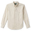Ecru Silk Denim sport shirt features luxurious silk denim fabric, button-down collar, lined cuffs, chest pocket, and classic shirting construction.