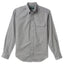 Grey Brushed Chambray sport shirt features soft brushed cotton chambray fabric, button-down collar, lined cuffs, chest pocket, and classic shirting construction.