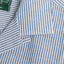 The collar on the Blue Stripe Linen Camp Shirt.