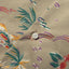 A white button on the French front of the shirt.