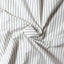 The texture on the White Striped Japanese Poplin.