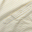 A close-up of the lined popover placket with white buttons.