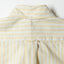 The back of the Yellow Japanese Spring Oxford with a locker loop and a button on the back of the unlined collar.
