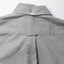 Back view of the Grey Brushed Chambray sport shirt featuring its classic shirting construction, center back pleat, and brushed chambray fabric.