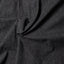 Close-up of the Charcoal Silk Denim sport shirt's silk denim fabric, showcasing its smooth texture and rich charcoal color.