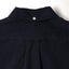 Back view of the Navy 16-Wale Corduroy sport shirt featuring its classic shirting construction, center back pleat, and cotton corduroy fabric.