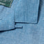 The collar on the Chambray Linen Camp Shirt.