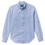 The Blue Stripe Seersucker shirt crafted from lightweight 3.5oz cotton seersucker. Featuring a muted tonal stripe, breathable construction, and versatile summer style for casual or dressed-up wear. Made in the USA.