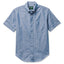 The Classic Chambray Short Sleeve shirt crafted from lightweight, durable chambray developed with a Japanese mill. Breathable, pre-washed, and versatile for effortless warm-weather style. Made in the USA.