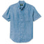 The Chambray Linen Short Sleeve shirt crafted from breathable linen with a chambray-like texture. Relaxed summer-ready silhouette with classic construction details for effortless warm-weather style. Made in the USA.