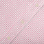 Berry striped button-down oxford shirt, 100% Cotton, made in the USA, white button, stitched placket.