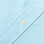 Teal button down oxford shirt, made in the USA, 100% cotton, white button, stitched placket. Gitman Vintage.